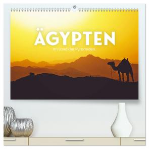 Ägypten – Im Land der Pyramiden. (hochwertiger Premium Wandkalender 2024 DIN A2 quer), Kunstdruck in Hochglanz von SF,  SF