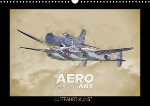 Aero Action Art – Luftfahrt Kunst (Wandkalender 2023 DIN A3 quer) von Delhanidis,  Nick