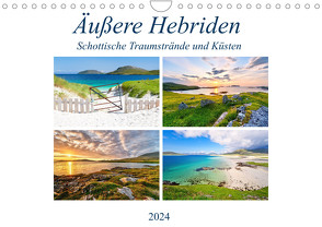 Äußere Hebriden – Schottische Traumstrände und Küsten (Wandkalender 2024 DIN A4 quer), CALVENDO Monatskalender von Schaenzer,  Sandra