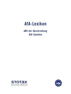 AfA-Lexikon von Geiermann,  Holm, Mohaupt,  Annette, Müller,  Jennifer, Voß,  Oliver