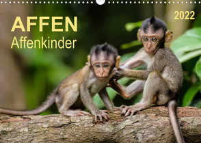 Affen – Affenkinder (Wandkalender 2022 DIN A3 quer) von Roder,  Peter