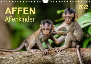 Affen – Affenkinder (Wandkalender 2022 DIN A4 quer) von Roder,  Peter