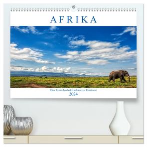 Afrika, eine Reise durch den schwarzen Kontinent (hochwertiger Premium Wandkalender 2024 DIN A2 quer), Kunstdruck in Hochglanz von Zech Fotografie,  Michael