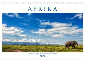 Afrika, eine Reise durch den schwarzen Kontinent (Wandkalender 2024 DIN A3 quer), CALVENDO Monatskalender von Zech Fotografie,  Michael