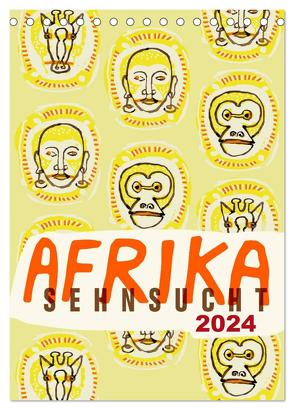 Afrika-Sehnsucht 2024 (Tischkalender 2024 DIN A5 hoch), CALVENDO Monatskalender von Schmitt,  Norbert