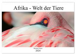 Afrika – Welt der Tiere (Wandkalender 2024 DIN A2 quer), CALVENDO Monatskalender von Jaster,  Michael