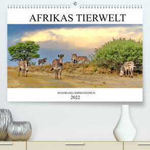 AFRIKAS TIERWELT Panorama Impressionen (Premium, hochwertiger DIN A2 Wandkalender 2022, Kunstdruck in Hochglanz) von N.,  N.