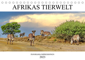 AFRIKAS TIERWELT Panorama Impressionen (Tischkalender 2023 DIN A5 quer) von N.,  N.