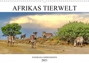 AFRIKAS TIERWELT Panorama Impressionen (Wandkalender 2021 DIN A3 quer) von N.,  N.