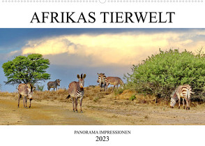 AFRIKAS TIERWELT Panorama Impressionen (Wandkalender 2023 DIN A2 quer) von N.,  N.