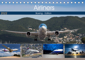 Airliners – Boeing Edition (Tischkalender 2022 DIN A5 quer) von Breidenstein,  Timo