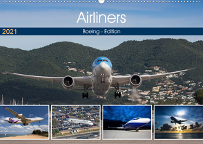 Airliners – Boeing Edition (Wandkalender 2021 DIN A2 quer) von Breidenstein,  Timo