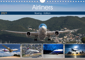 Airliners – Boeing Edition (Wandkalender 2021 DIN A4 quer) von Breidenstein,  Timo