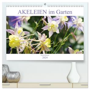 Akeleien im Garten (hochwertiger Premium Wandkalender 2024 DIN A2 quer), Kunstdruck in Hochglanz von Kruse,  Gisela