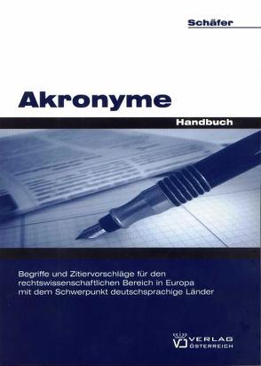 Akronyme von Schäfer,  Anton