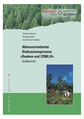 Akteurorientierter Diskussionsprozess „Senken und CDM/JI“ von Langrock,  Thomas, Sterk,  Wolfgang, Wiehler,  Hans A