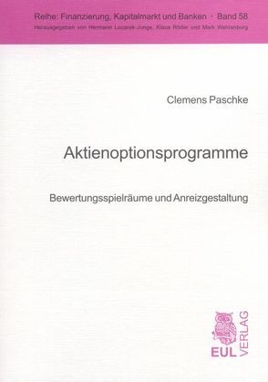 Aktienoptionsprogramme von Paschke,  Clemens