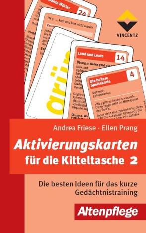 Aktivierungskarten für die Kitteltasche 2 von Friese,  Andrea, Prang,  Ellen