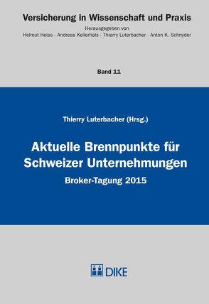 Aktuelle Brennpunkte für Schweizer Unternehmungen von Luterbacher,  Thierry