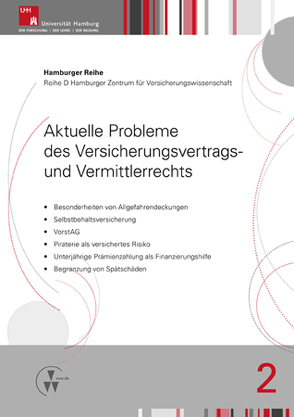 Aktuelle Probleme des Versicherungsvertrags- und Vermittlerrechts von Drees,  Holger, Koch,  Robert, Nell,  Martin