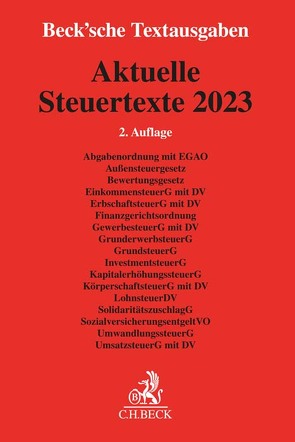 Aktuelle Steuertexte 2023