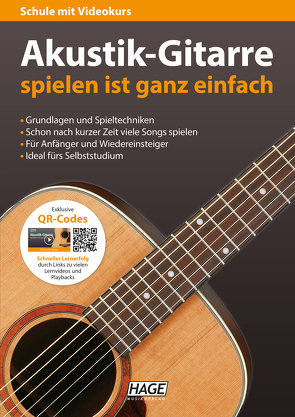 Akustik-Gitarre spielen ist ganz einfach von Hage,  Helmut