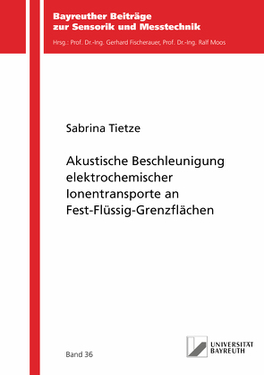 Akustische Beschleunigung elektrochemischer Ionentransporte an Fest-Flüssig-Grenzflächen von Tietze,  Sabrina