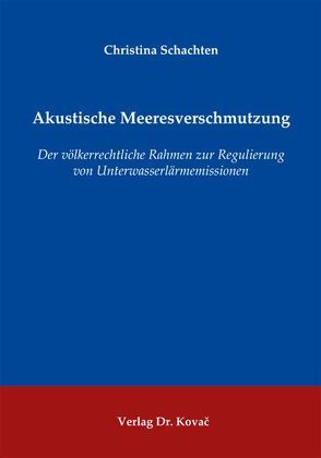 Akustische Meeresverschmutzung von Schachten,  Christina