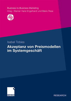 Akzeptanz von Preismodellen im Systemgeschäft von Tobies,  Isabel