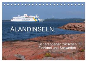 Ålandinseln. Schärengarten zwischen Finnland und Schweden (Tischkalender 2024 DIN A5 quer), CALVENDO Monatskalender von Bindig,  Rudolf