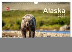 Alaska 2024 Wildes Land am Ende der Welt (Wandkalender 2024 DIN A4 quer), CALVENDO Monatskalender von Bergwitz,  Uwe