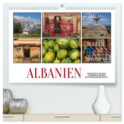 Albanien – Streifzüge durch atemberaubende Kulturlandschaften (hochwertiger Premium Wandkalender 2024 DIN A2 quer), Kunstdruck in Hochglanz von Hallweger,  Christian