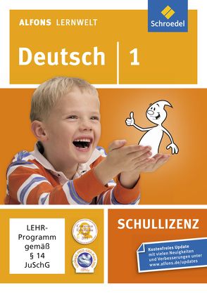 Alfons Lernwelt Lernsoftware Deutsch – aktuelle Ausgabe von Flierl,  Ute, Francich,  Wolfgang, Wagenhäuser,  Rainer