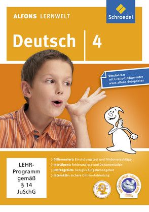 Alfons Lernwelt Lernsoftware Deutsch – aktuelle Ausgabe von Flierl,  Ute, Francich,  Wolfgang, Wagenhäuser,  Rainer