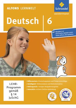 Alfons Lernwelt Lernsoftware Deutsch – aktuelle Ausgabe von Flierl,  Ute, Francich,  Wolfgang, Wagenhäuser,  Rainer