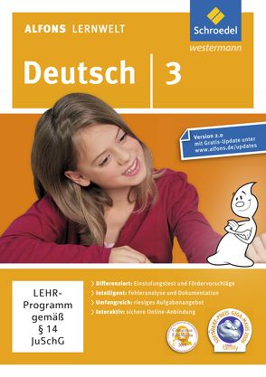 Alfons Lernwelt Lernsoftware Deutsch – aktuelle Ausgabe von Flierl,  Ute, Francich,  Wolfgang, Wagenhäuser,  Rainer