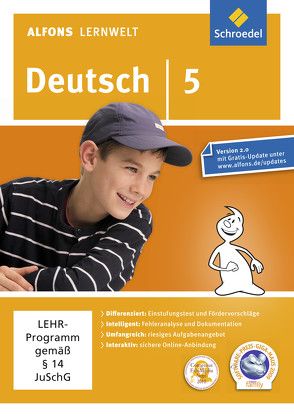 Alfons Lernwelt Lernsoftware Deutsch – aktuelle Ausgabe von Flierl,  Ute, Francich,  Wolfgang, Wagenhäuser,  Rainer