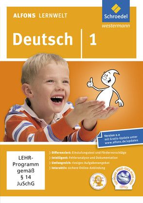 Alfons Lernwelt Lernsoftware Deutsch – aktuelle Ausgabe von Flierl,  Ute, Francich,  Wolfgang, Wagenhäuser,  Rainer