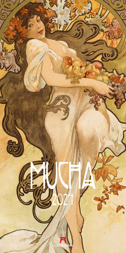 Alfons Mucha Kalender 2024 von Mucha,  Alfons