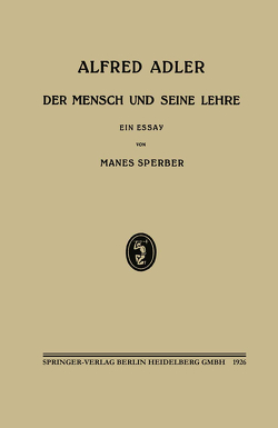 Alfred Adler von Sperber,  Manés