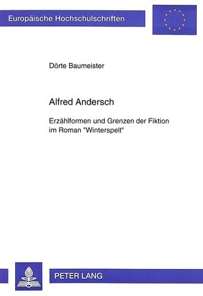 Alfred Andersch von Baumeister,  Dörte