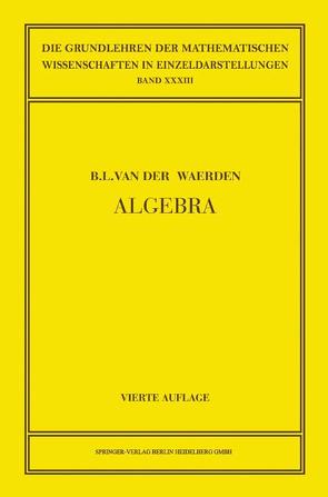 Algebra 1 von Waerden,  Bartel L. van der