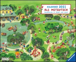 Ali Mitgutsch 2021 – Wimmelbilder – DUMONT Kinder-Kalender – Querformat 52 x 42,5 cm – Spiralbindung von Mitgutsch,  Ali