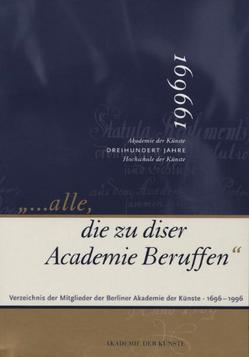 … alle, die zu diser Academie Beruffen von Kampe,  Norbert, Walter,  Jens