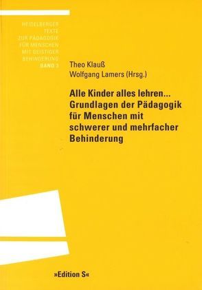 Alle Kinder alles lehren.. von Klauß ,  Theo, Lamers,  Wolfgang