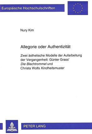 Allegorie oder Authentizität von Kim,  Nury