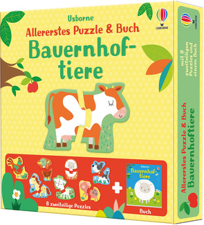 Allererstes Puzzle & Buch: Bauernhoftiere von Baggott,  Stella, Oldham,  Matthew