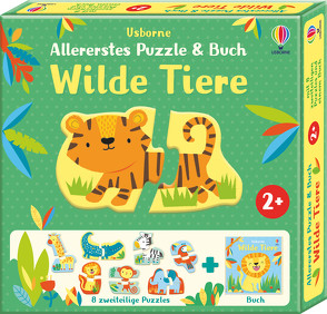 Allererstes Puzzle & Buch: Wilde Tiere von Oldham,  Matthew