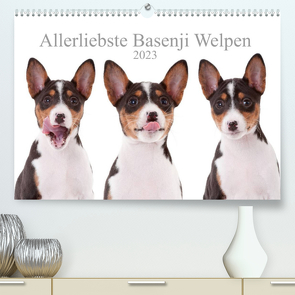 Allerliebste Basenji Welpen 2023 (Premium, hochwertiger DIN A2 Wandkalender 2023, Kunstdruck in Hochglanz) von Joswig,  Angelika