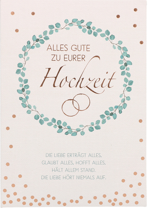 Alles Gute zu eurer Hochzeit